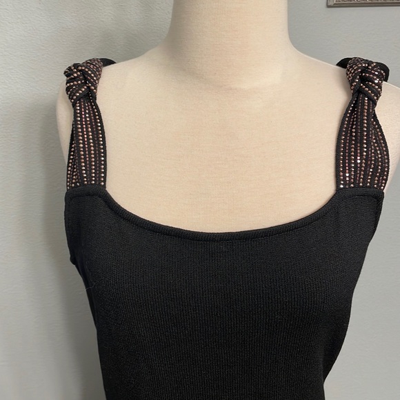 ST JOHN Black Evening Dress size 8 - Picture 2 of 10